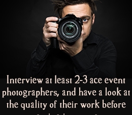 How to Hire a Photographer for Your Event